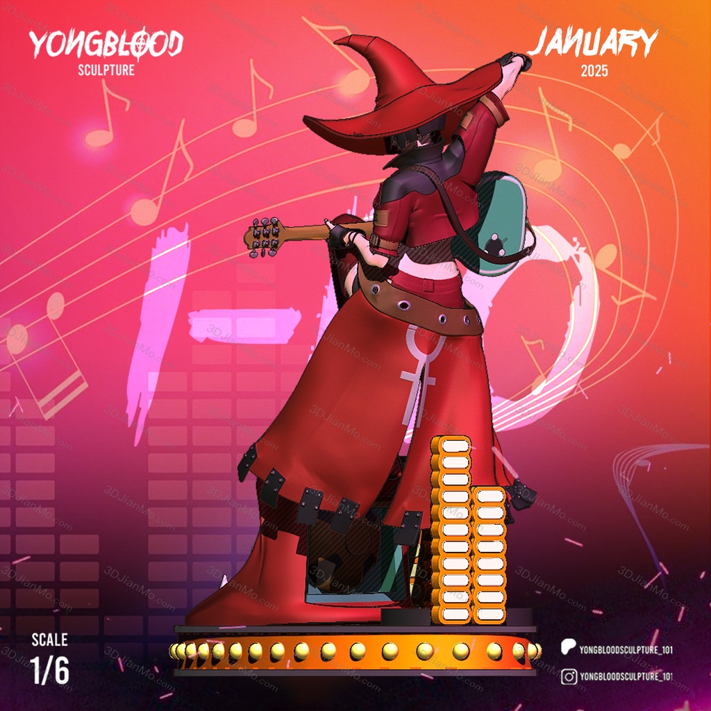 Yongblood Sculpture 罪恶装备 茵诺