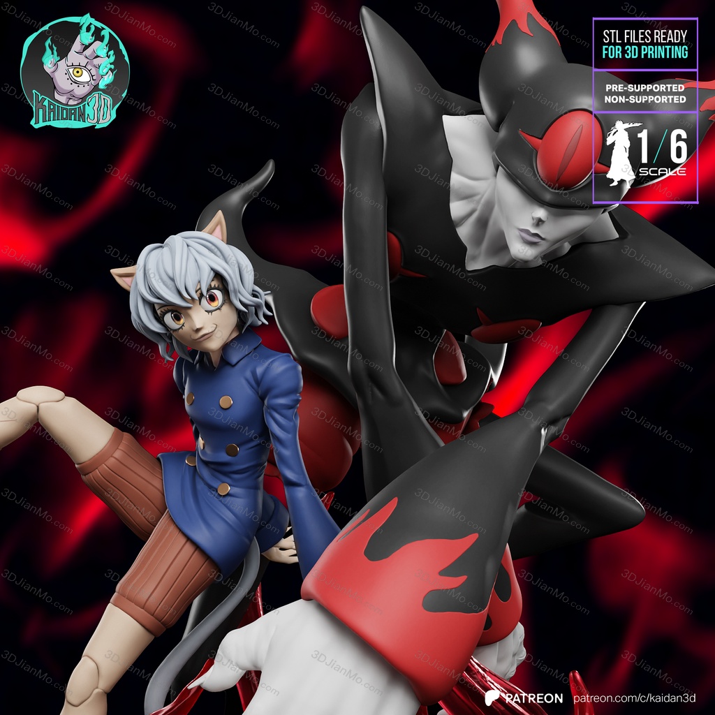 Kaidan 全职猎人 尼飞比特和黑子舞想