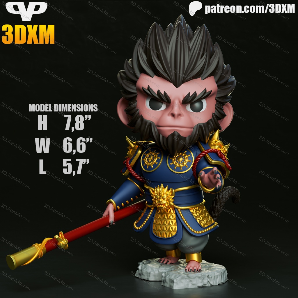 Chibi STL 黑神话悟空