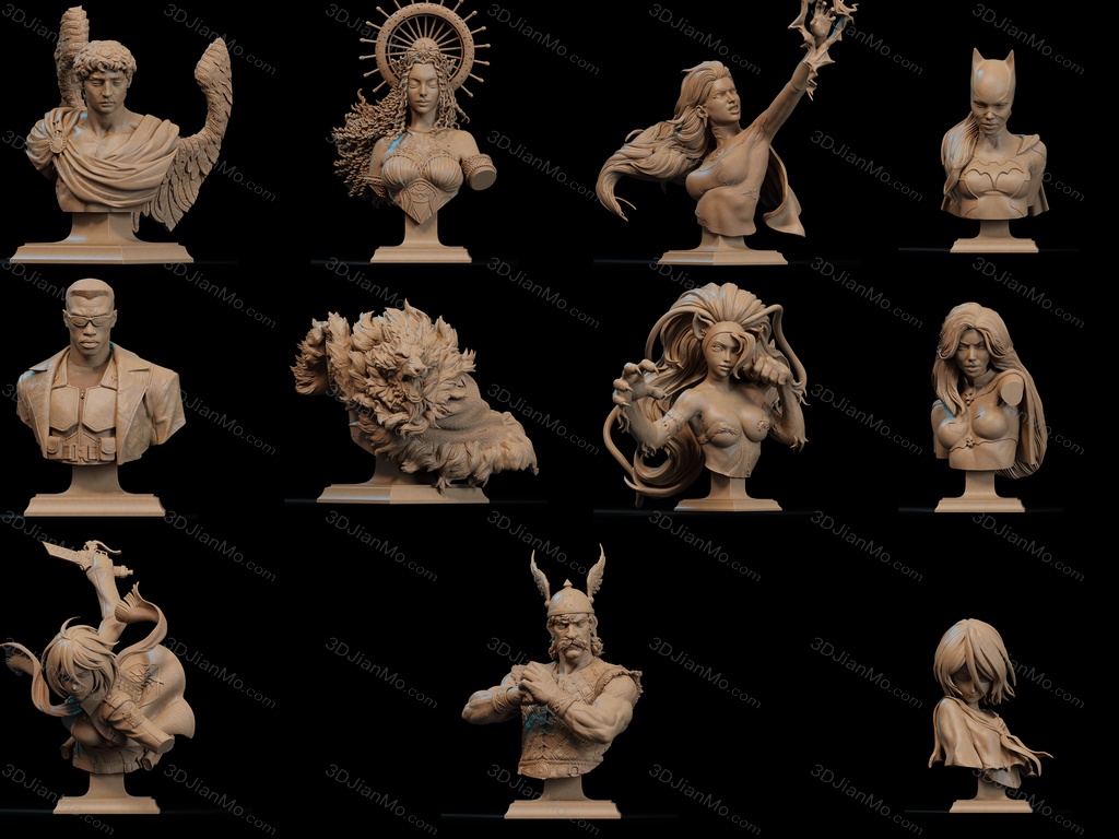 CA3D 2025年2月半身像合集