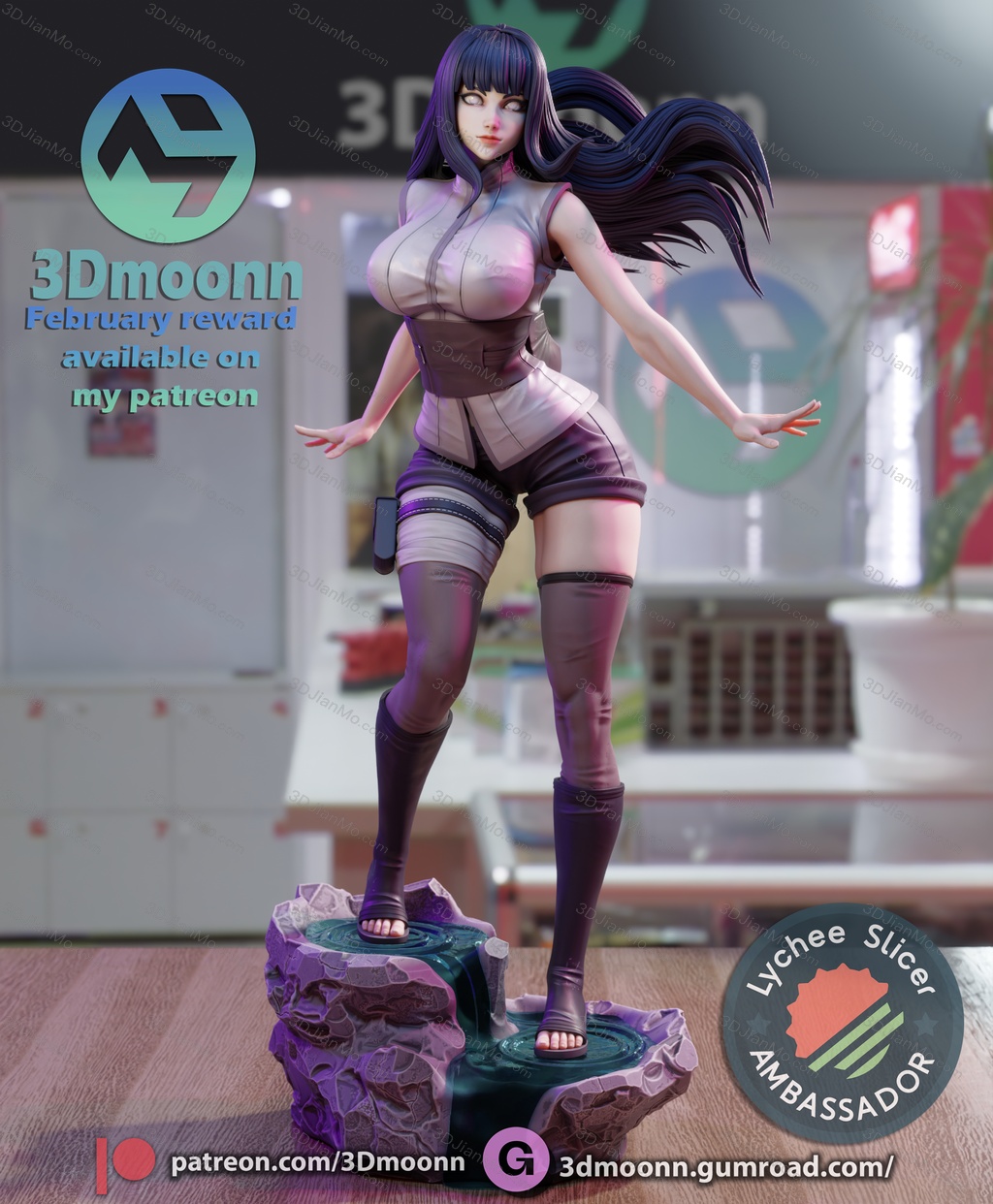 3Dmoonn 火影忍者 雏田
