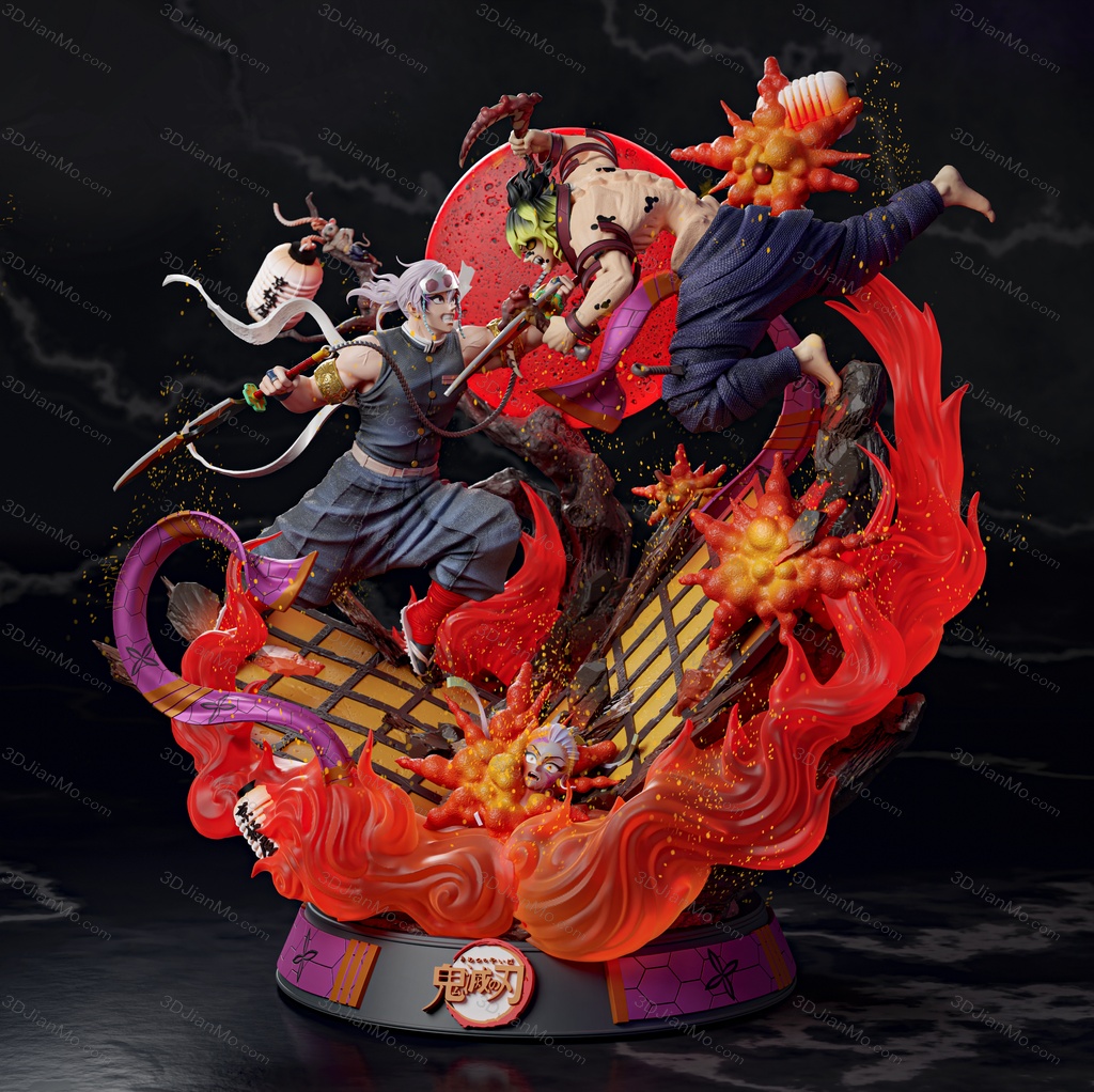 鬼灭之刃 宇髄天元和上弦之陆