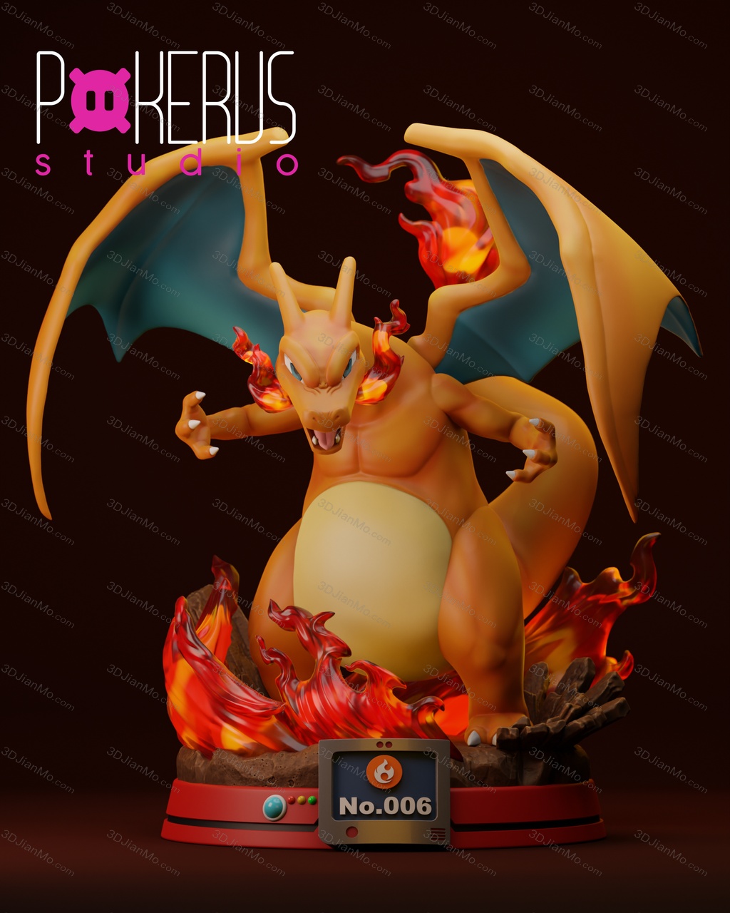 Pokerus Studio 精灵宝可梦 喷火龙