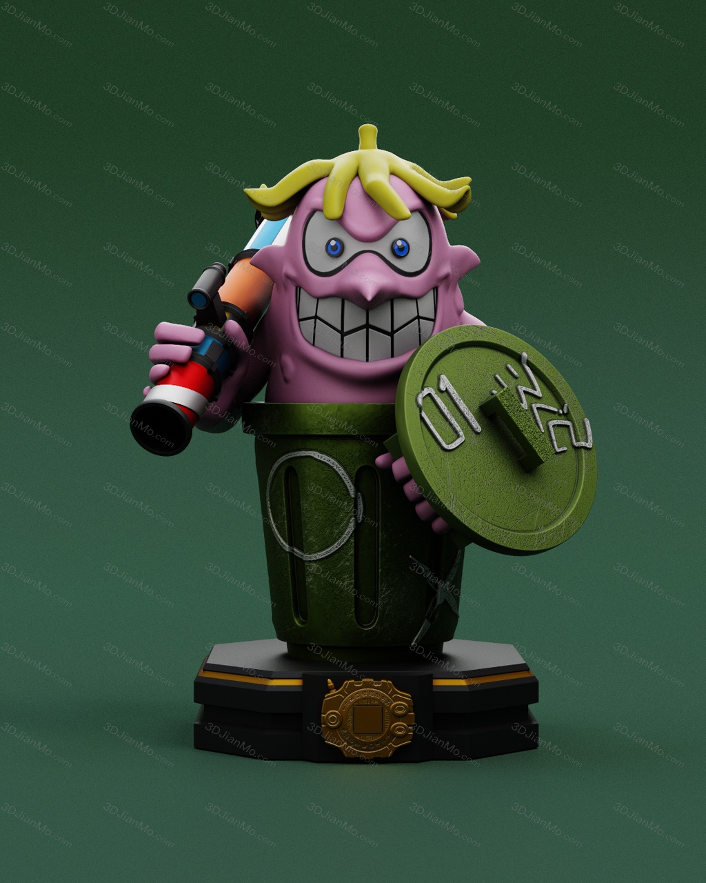 MPF 数码暴龙 垃圾桶兽