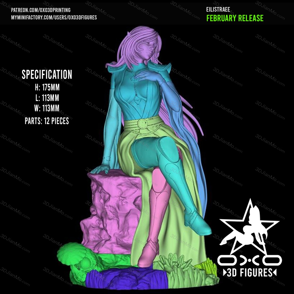 OXO3D 蛛后之战 伊莉丝翠