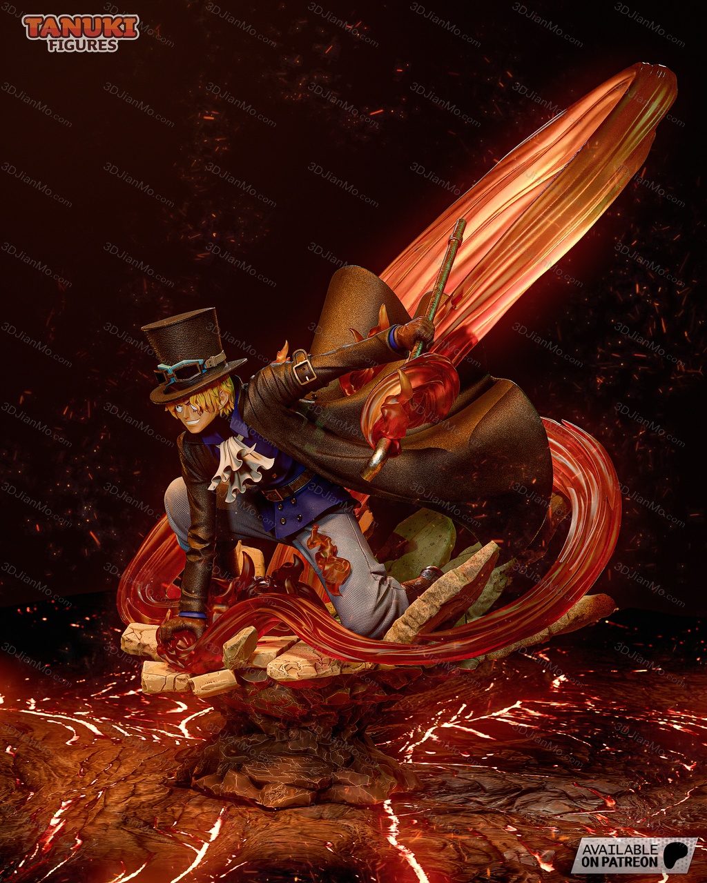 Tanuki Figures 海贼王 萨博