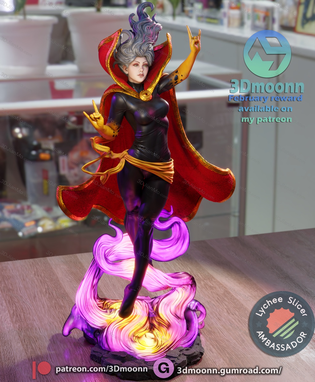 3Dmoonn 漫威 克莉