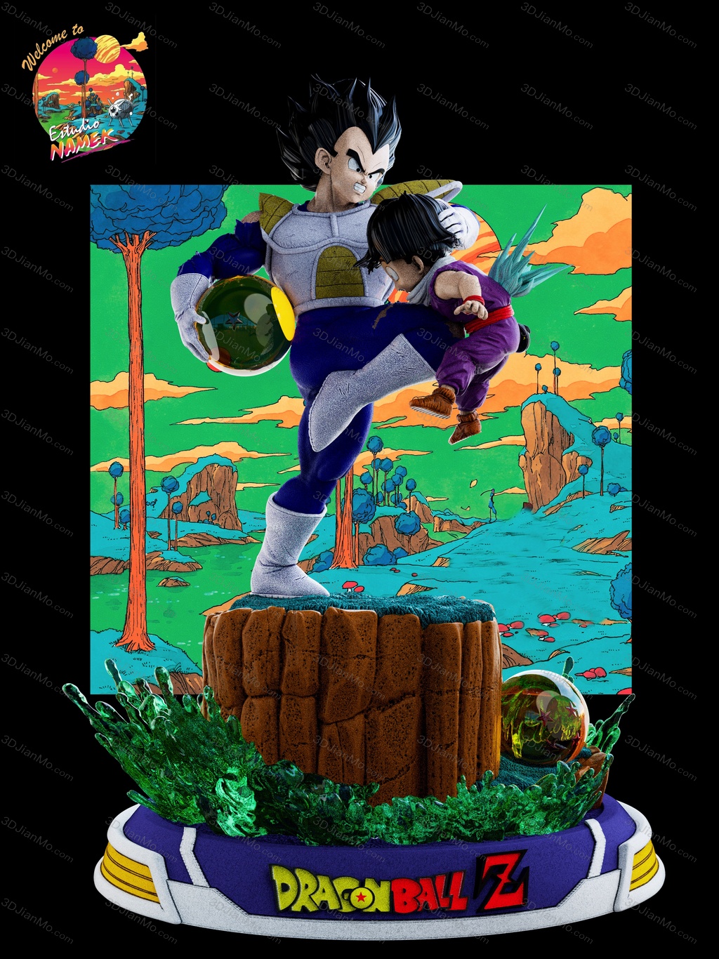 龙珠 悟空VS贝吉塔