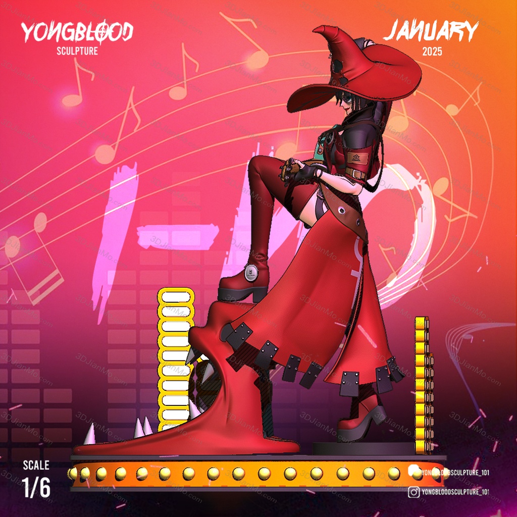 Yongblood Sculpture 罪恶装备 茵诺