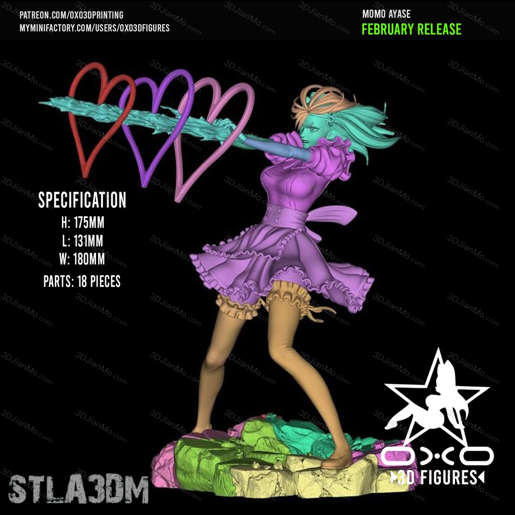 OXO3D 当哒当 绫濑桃