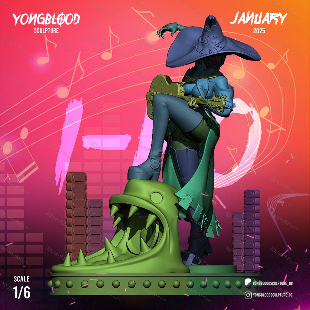 Yongblood Sculpture 罪恶装备 茵诺