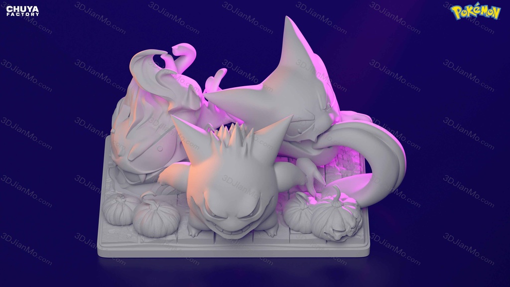 Chuya Factory 精灵宝可梦 万圣节耿鬼