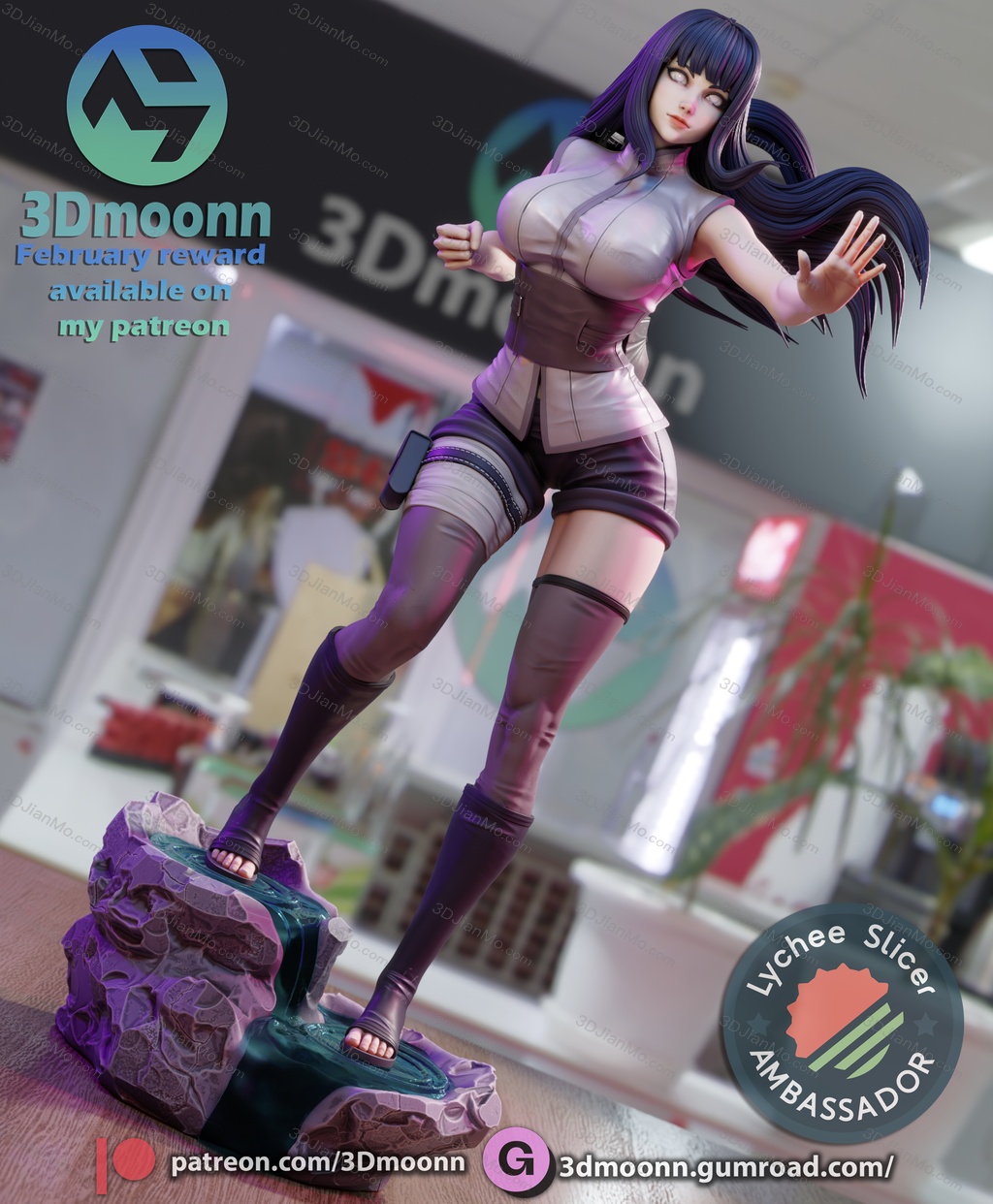 3Dmoonn 火影忍者 雏田