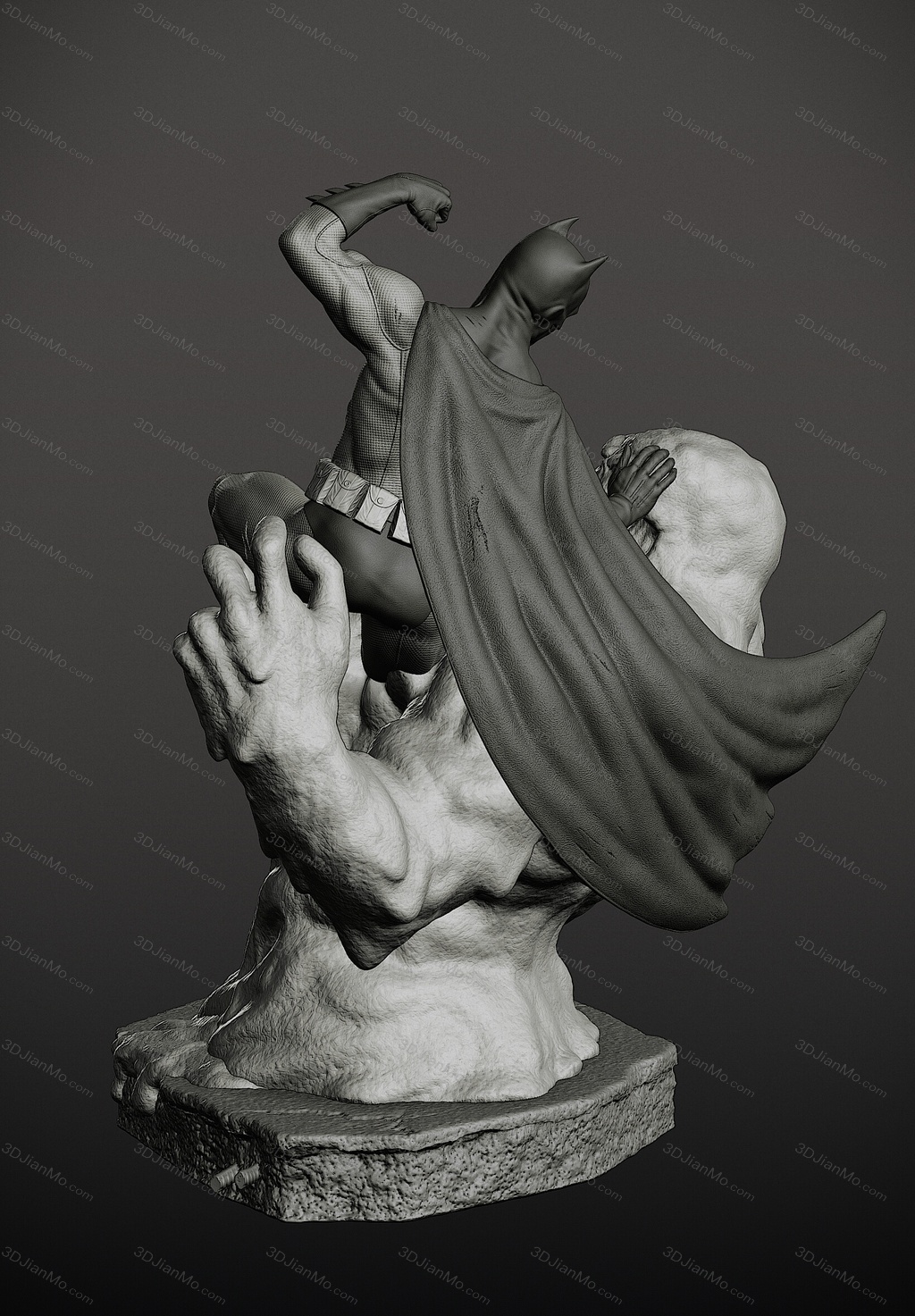 DC漫画 蝙蝠侠对战泥脸