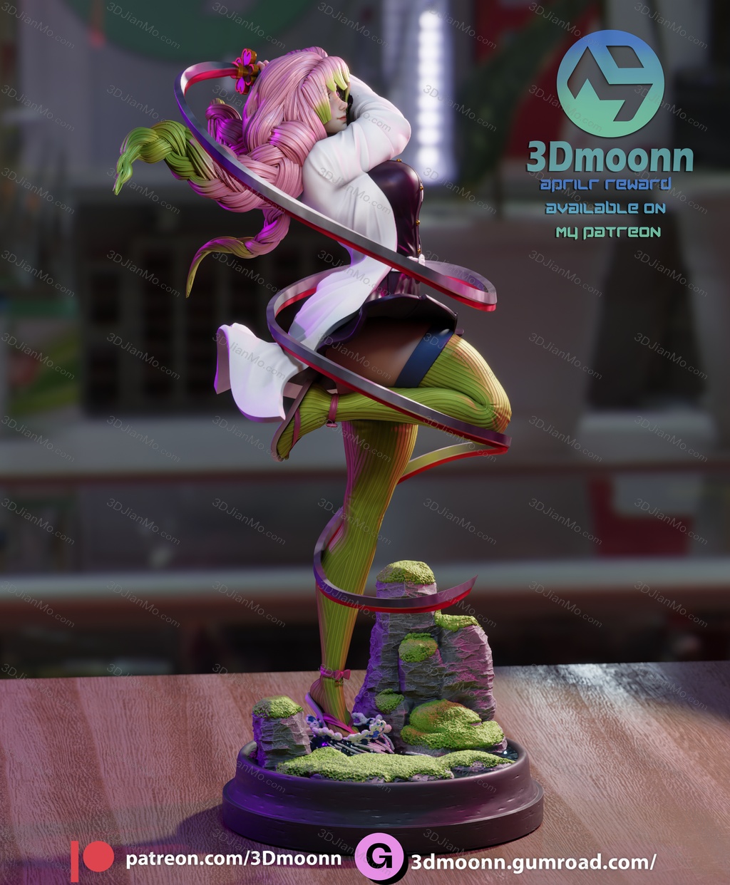 3Dmoonn 鬼灭之刃 甘露寺蜜璃