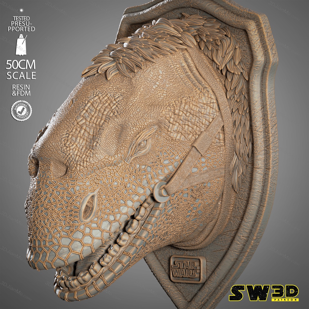 SW3D 星球大战 湿背蜥挂件