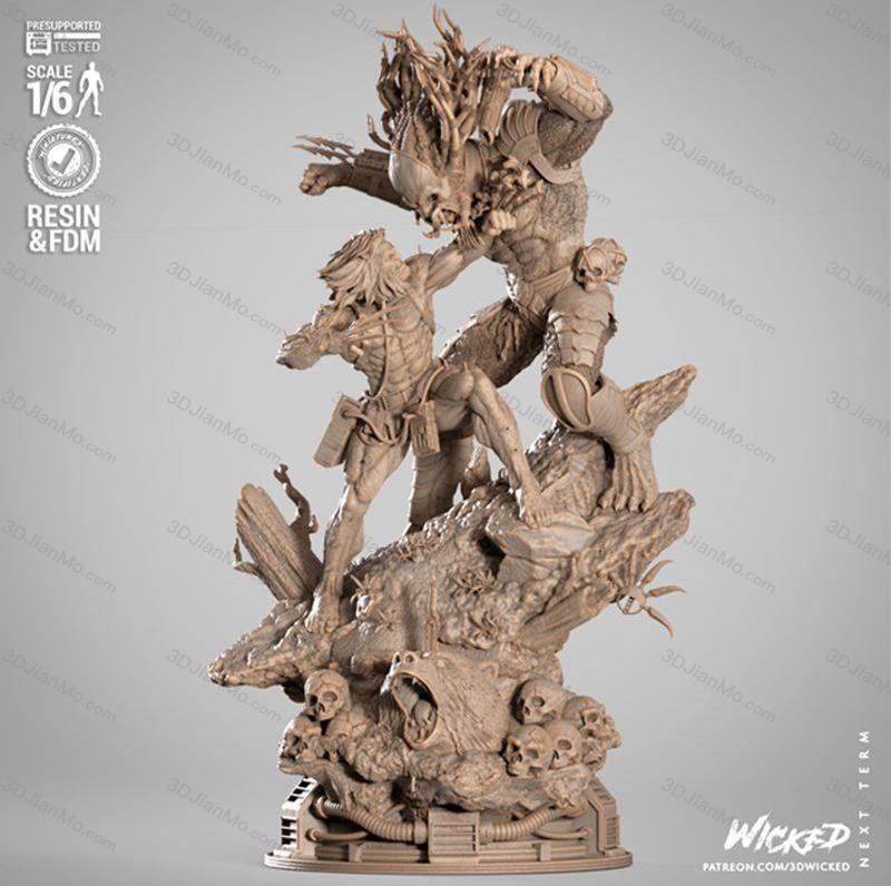 3DWicked 异形大战铁血战士