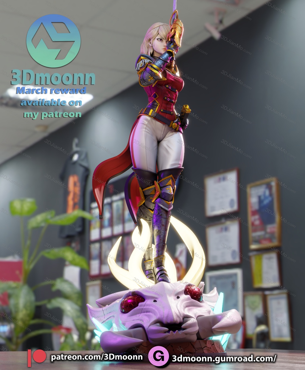 3Dmoonn 我独自升级 车慧怡