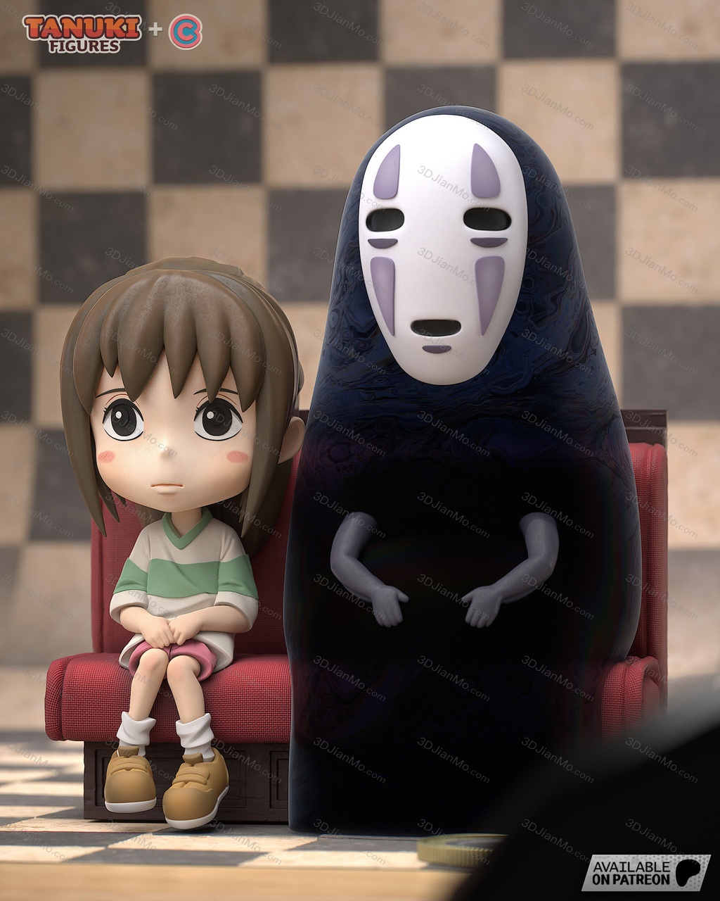 Tanuki Figures 千与千寻 千寻