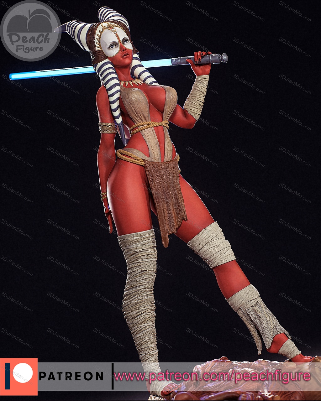 Peach Figure 星球大战 莎克·提