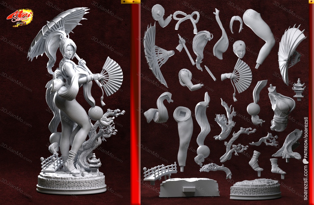 Soarez3D 拳皇 不知火舞