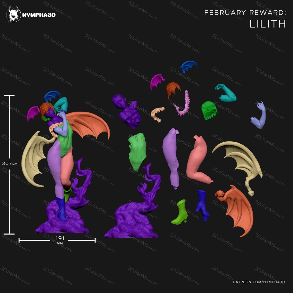 NYMPHA 3D 恶魔战士 莉莉丝