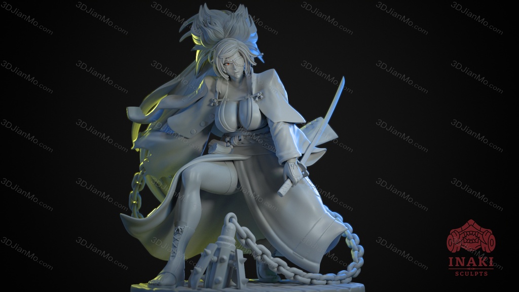 Inaki Sculpts 罪恶装备 梅喧