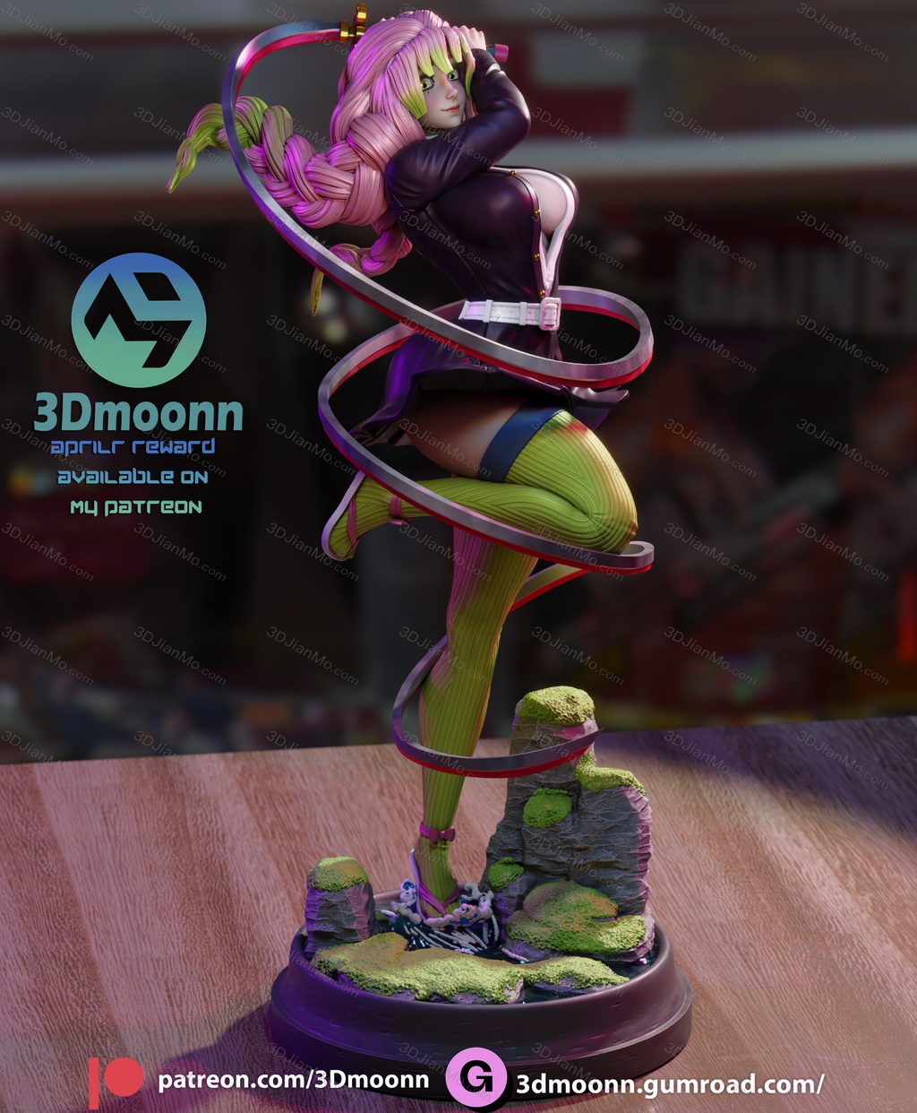 3Dmoonn 鬼灭之刃 甘露寺蜜璃