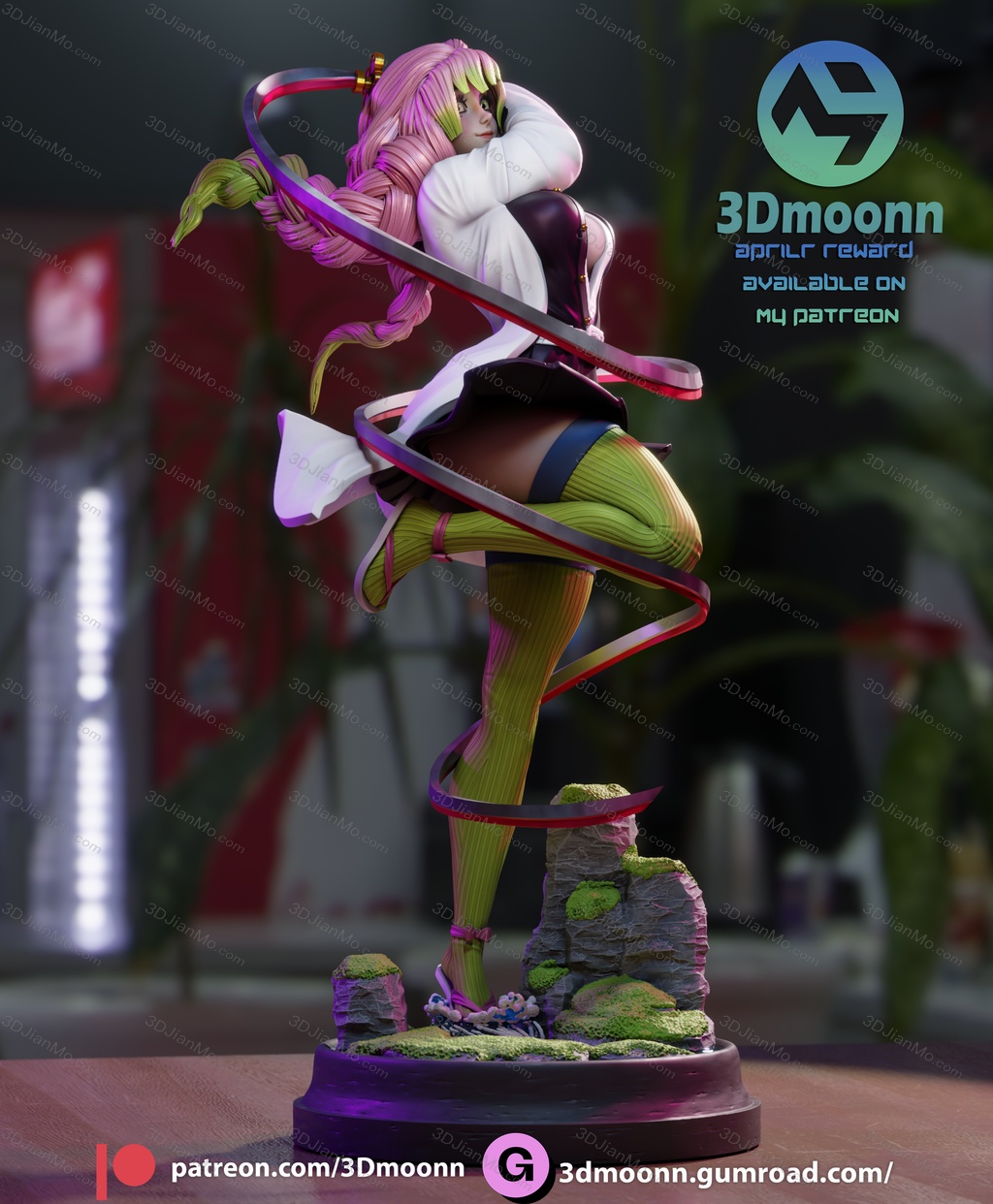 3Dmoonn 鬼灭之刃 甘露寺蜜璃