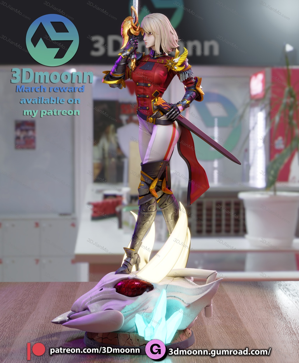 3Dmoonn 我独自升级 车慧怡