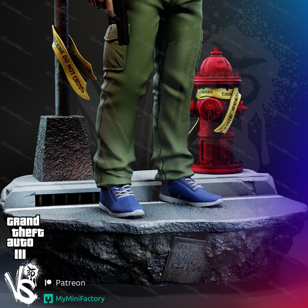 VS3D 侠盗猎车手 克劳德·斯平德