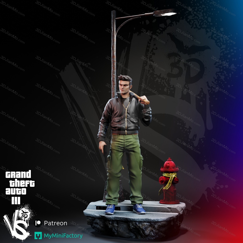 VS3D 侠盗猎车手 克劳德·斯平德