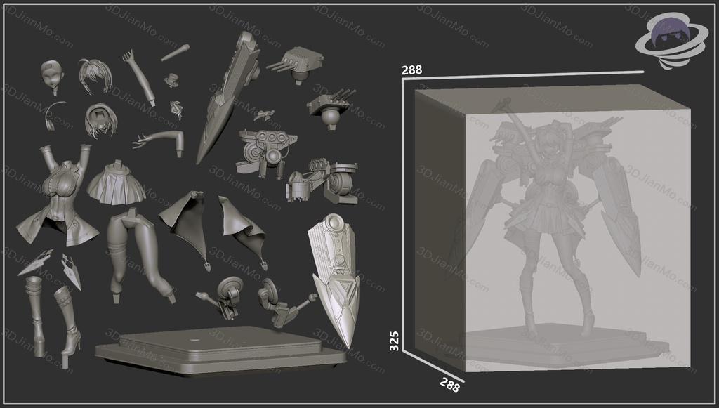 Kuru Figure 碧蓝航线 巴尔的摩