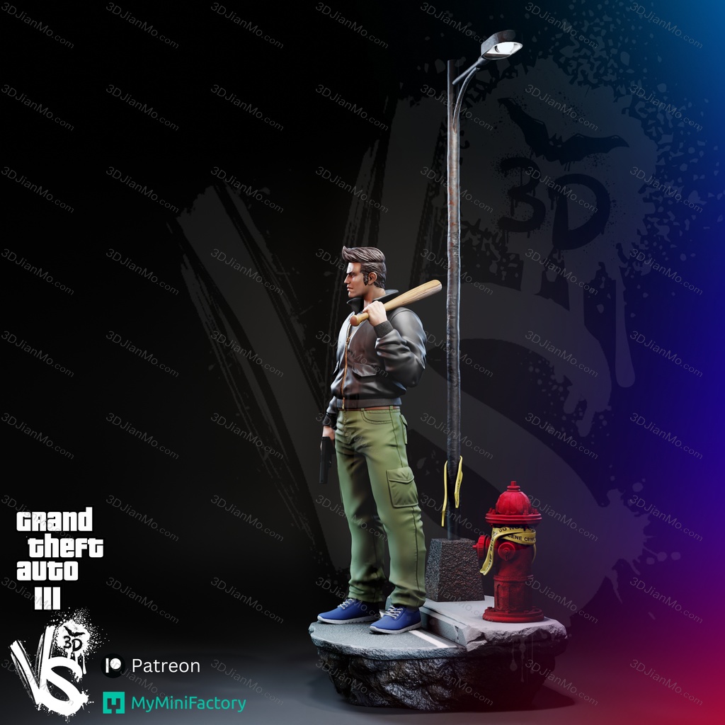 VS3D 侠盗猎车手 克劳德·斯平德