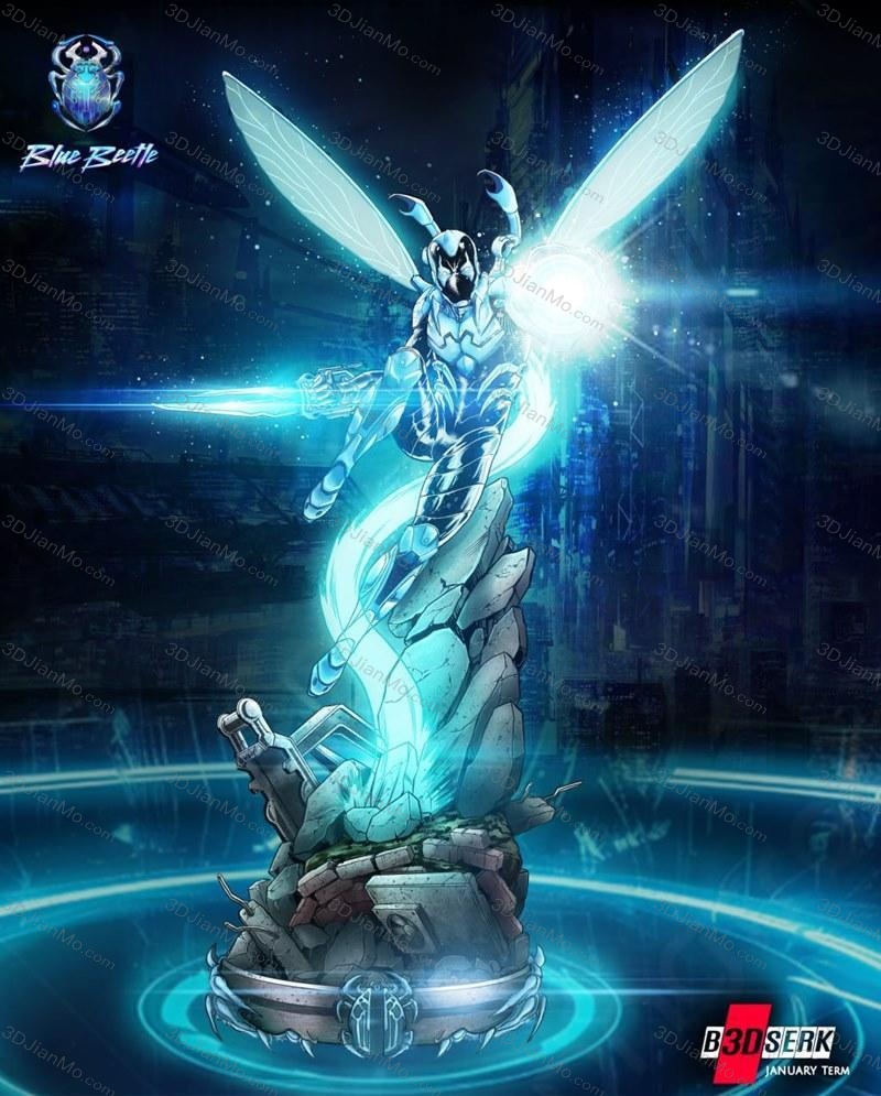 B3DSERK DC漫画 蓝甲虫