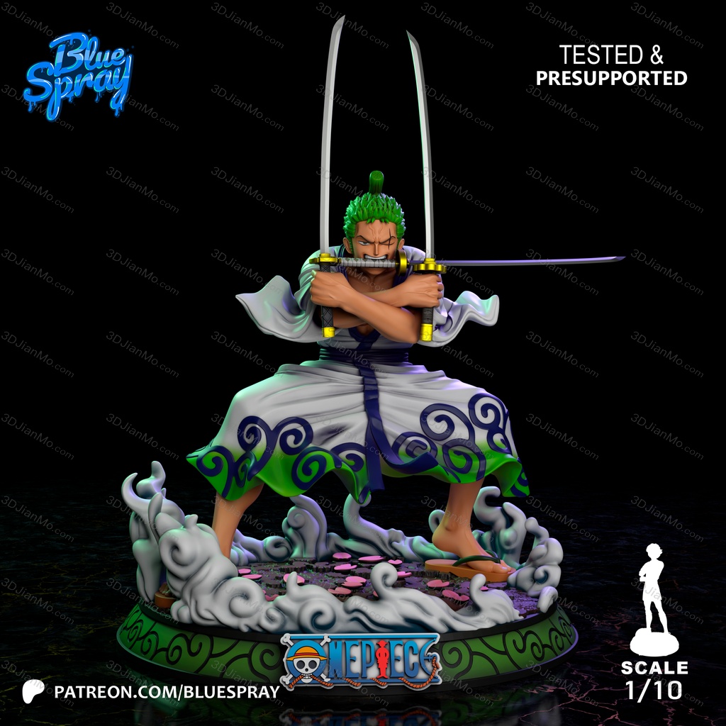 Blue Spray 海贼王 罗罗诺亚·佐罗