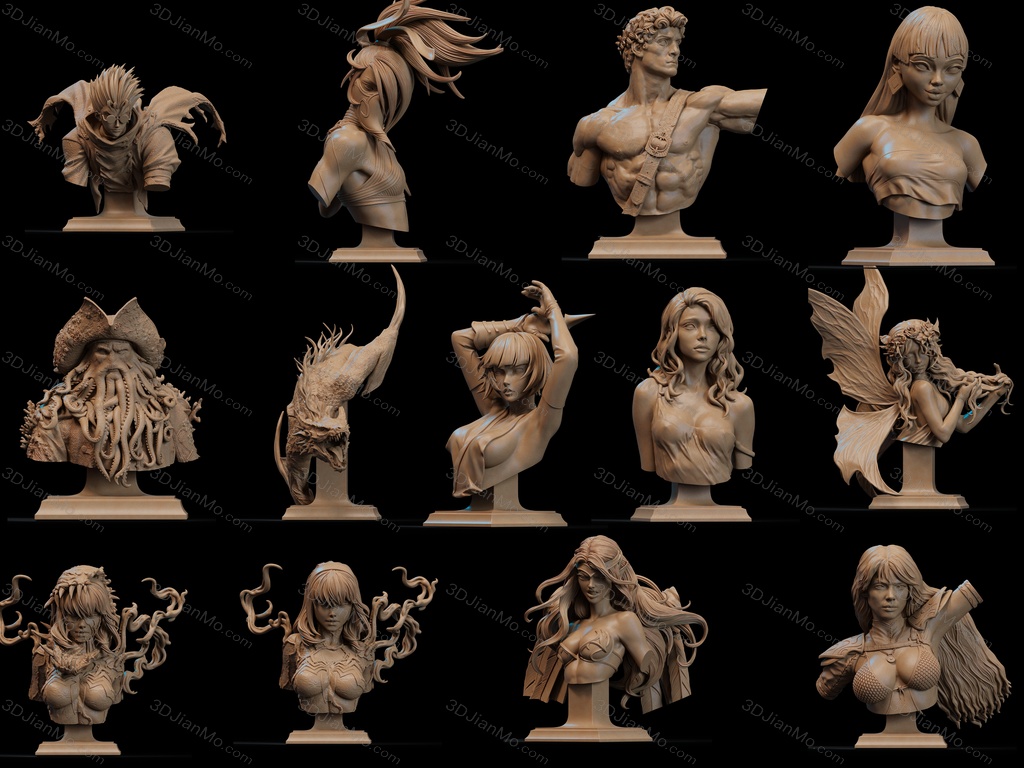 CA3D 25年2月半身像合集