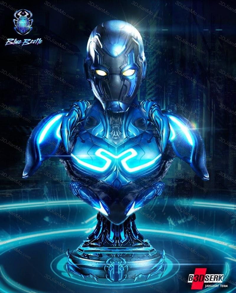 B3DSERK DC漫画 蓝甲虫