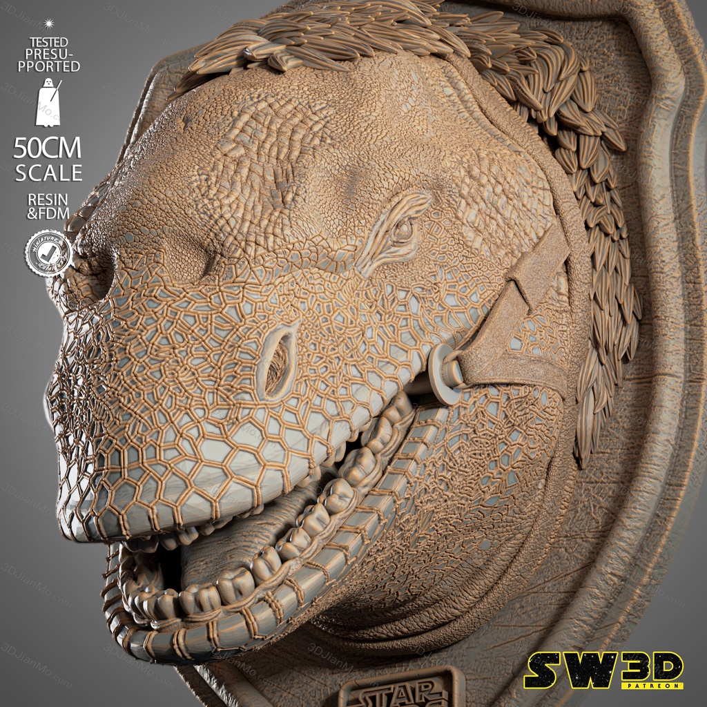 SW3D 星球大战 湿背蜥挂件