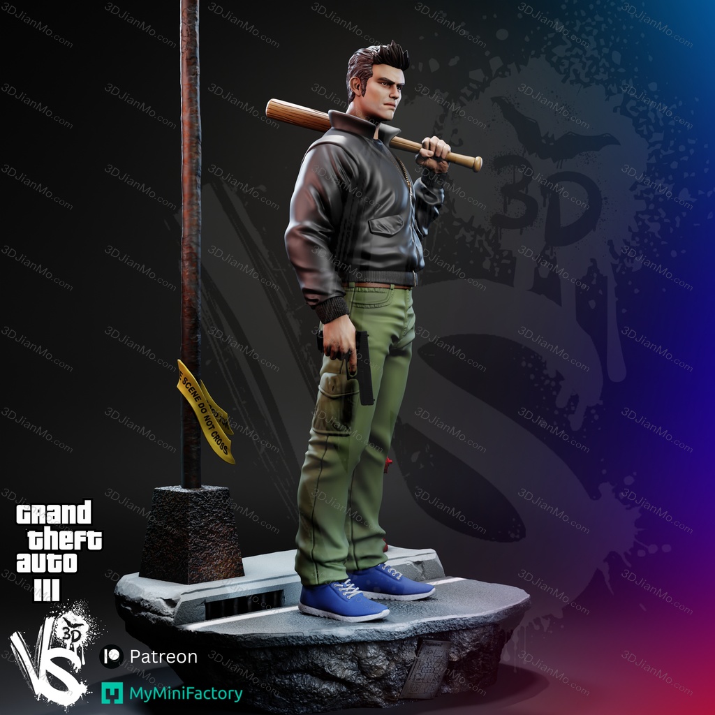 VS3D 侠盗猎车手 克劳德·斯平德