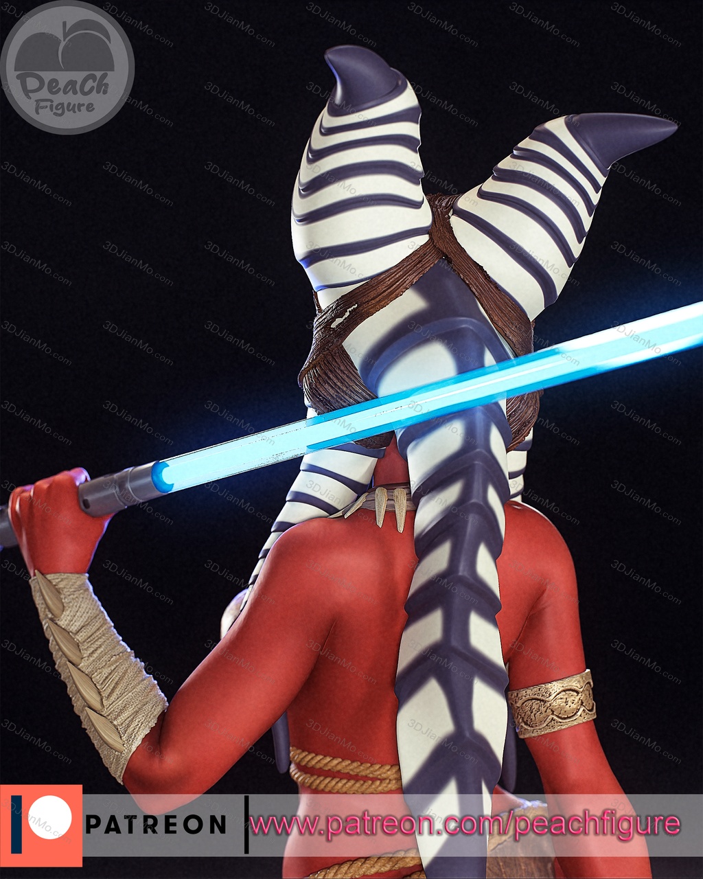 Peach Figure 星球大战 莎克·提