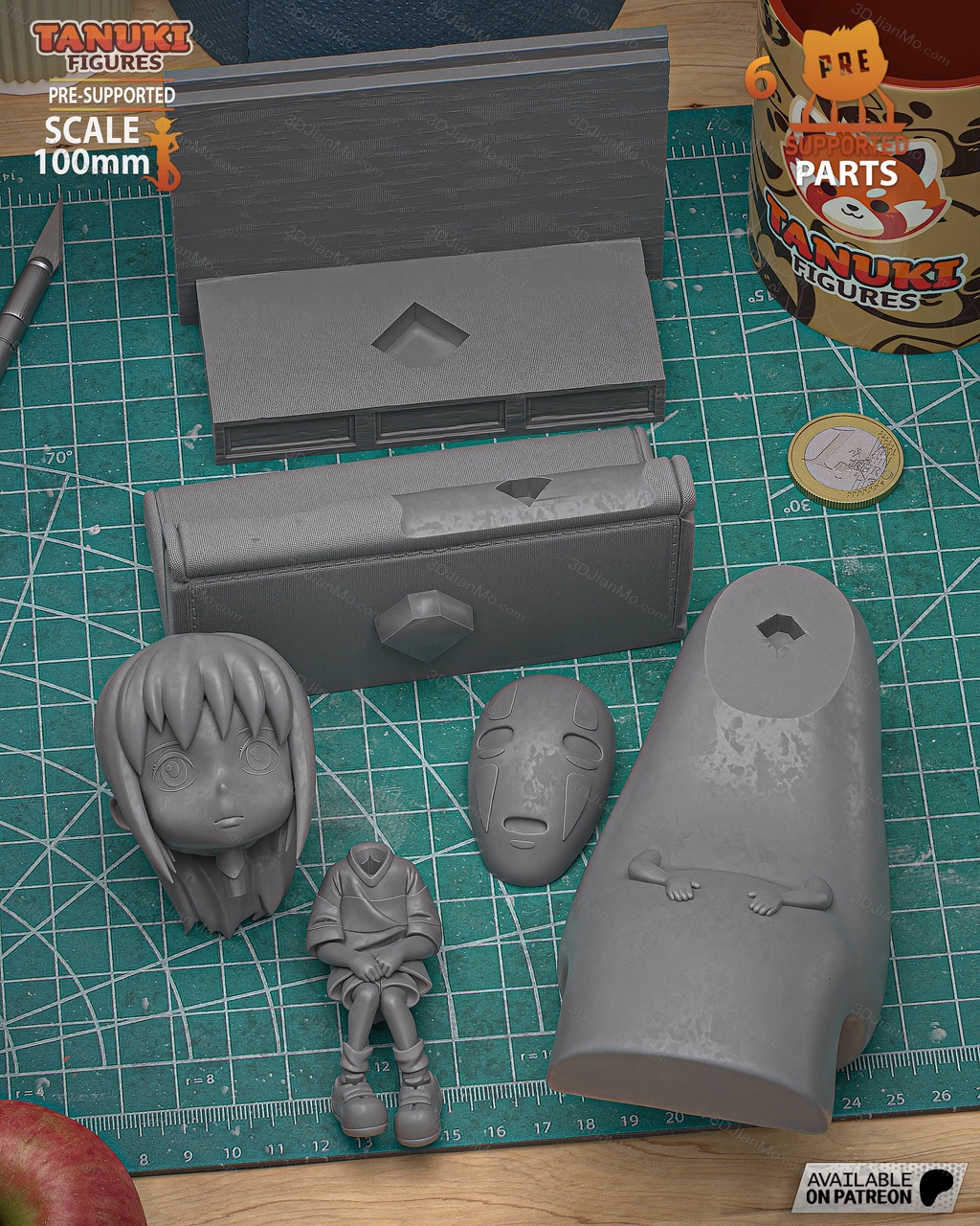 Tanuki Figures 千与千寻 千寻