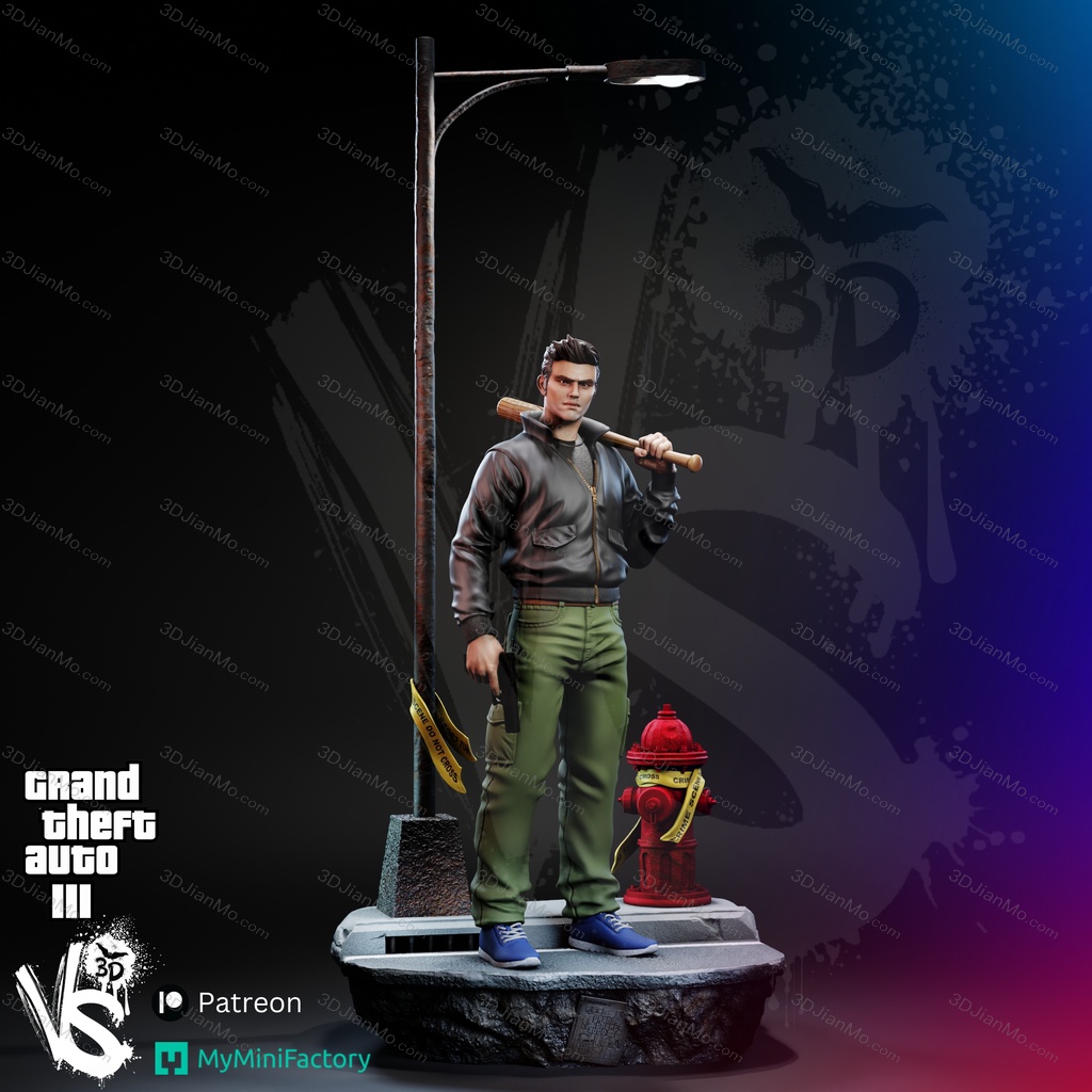 VS3D 侠盗猎车手 克劳德·斯平德