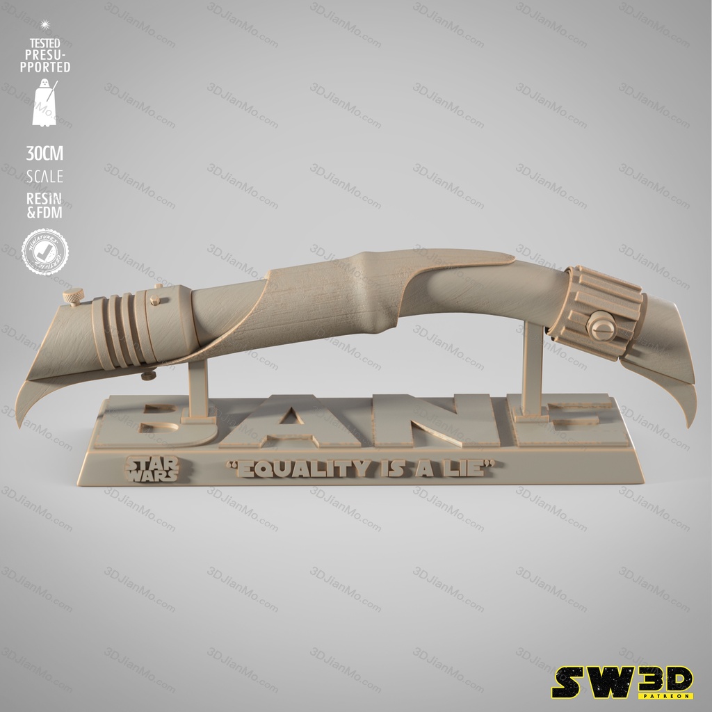 SW3D 星球大战 达斯·贝恩的光剑