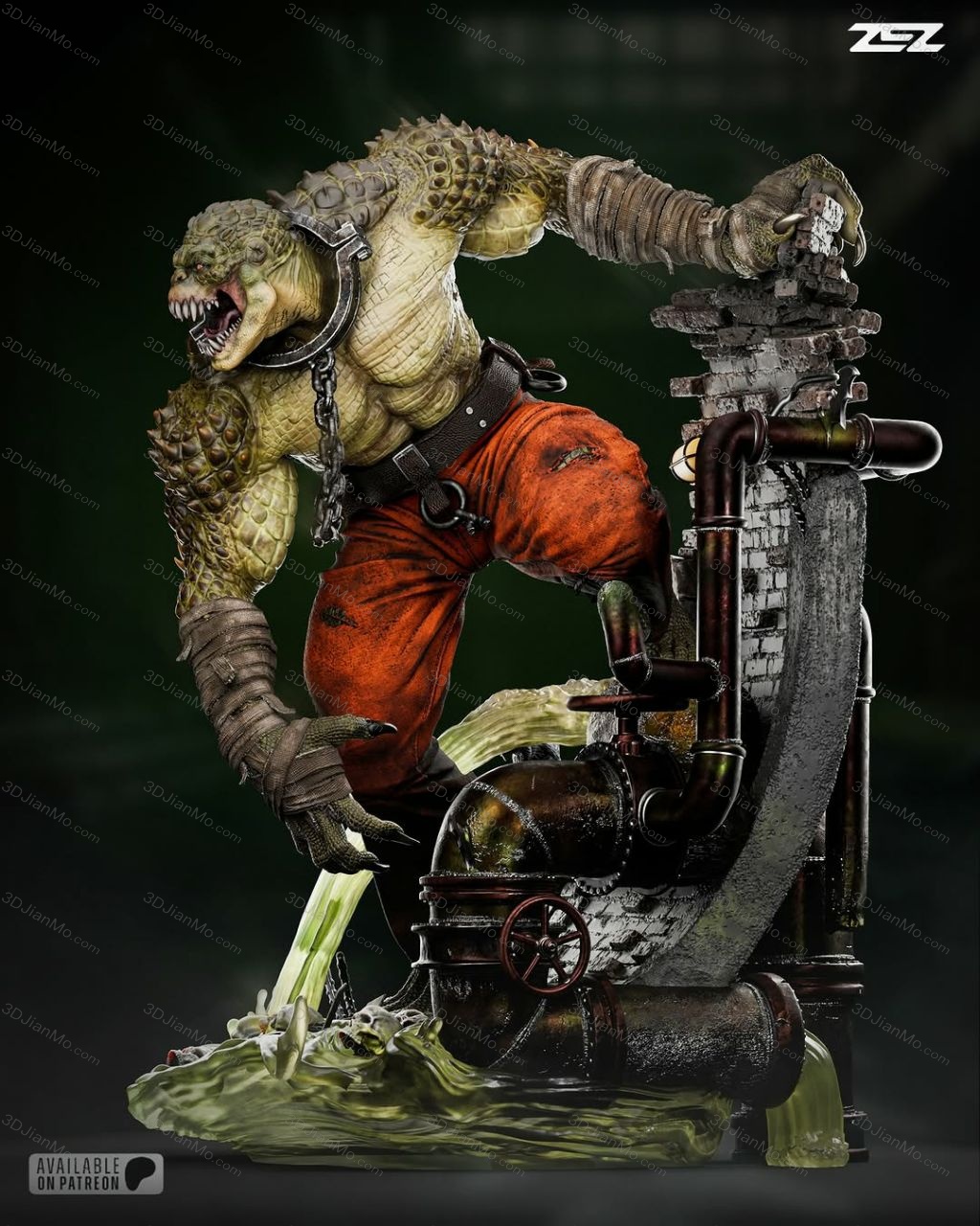 ZEZ STUDIOS DC漫画 杀手鳄