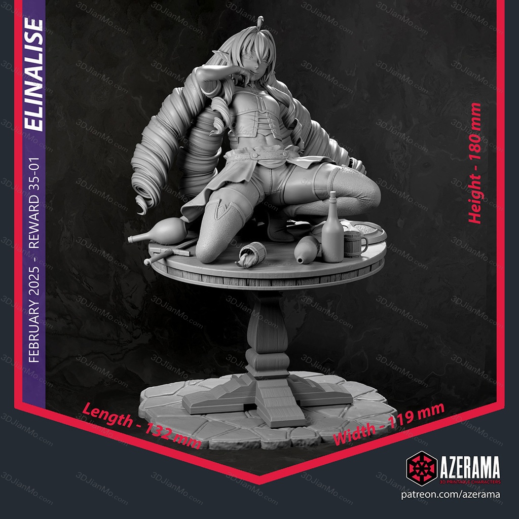 Azerama 无职转生 艾莉娜丽洁·杜拉冈罗德