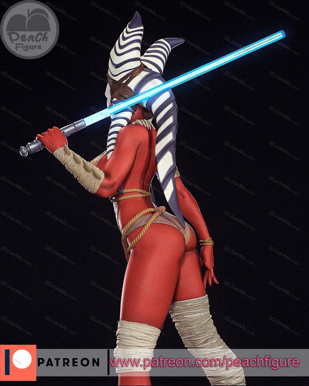 Peach Figure 星球大战 莎克·提