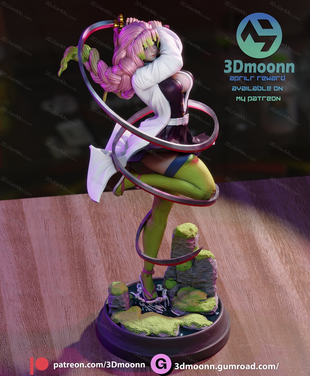 3Dmoonn 鬼灭之刃 甘露寺蜜璃