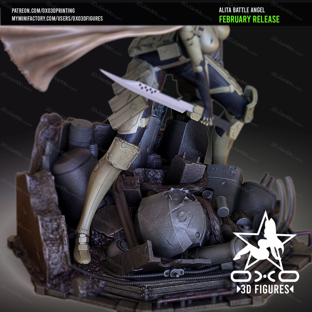 OXO3D 战斗天使 阿丽塔