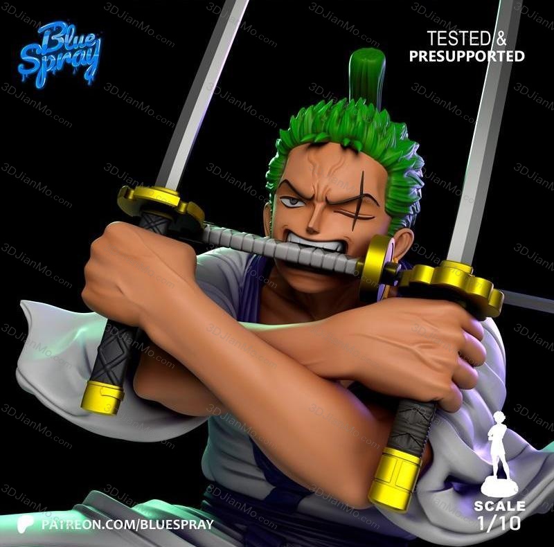 Blue Spray 海贼王 罗罗诺亚·佐罗